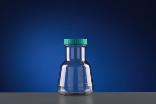 2000ml polycarbonate erlenmeyer flask plug cap flat bottom rnase dnase free individually wrapped sterile 